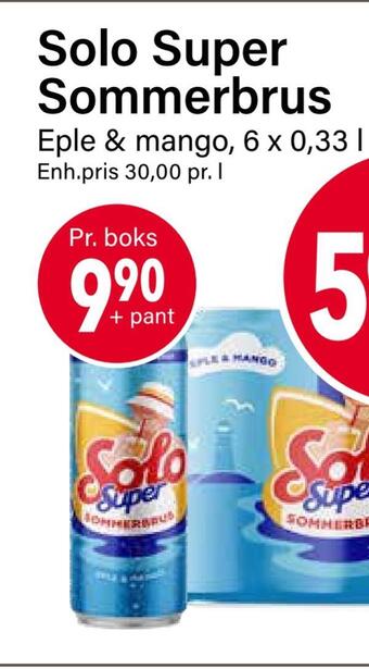Nærbutikken Solo super sommerbrus tilbud