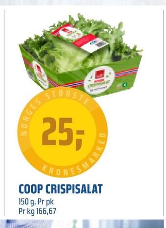 Coop Obs Coop crispisalat tilbud