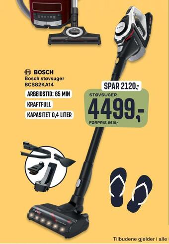 Skousen Bosch støvsuger bcs82ka14 tilbud