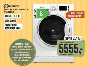 Skousen Bauknecht vaskemaskin wm811cc tilbud