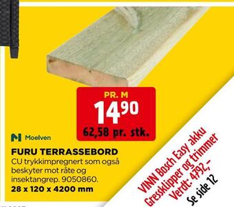 jem & fix Furu terrassebord tilbud