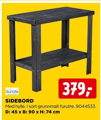 jem & fix Sidebord tilbud