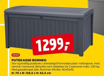 jem & fix Putekasse borneo tilbud