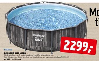 jem & fix Basseng 9150 liter tilbud