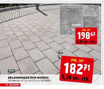 jem & fix Belegningsstein nordic tilbud