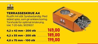 jem & fix Terrasseskrue a4 tilbud