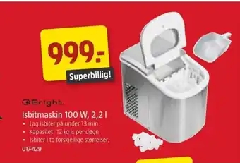 Jula Isbitmaskin 100 W, 2,2 1 tilbud