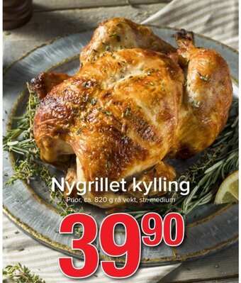 Eurospar Nygrillet kylling tilbud