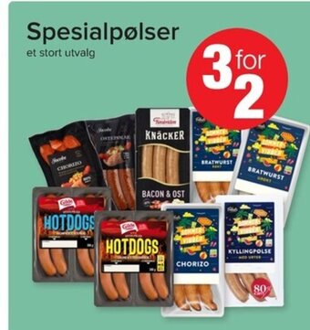 Eurospar Spesialpølser tilbud