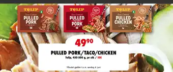 PULLED PORK/TACO/CHICKEN
