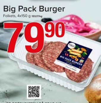 Spar Big Pack Burger tilbud