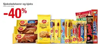 Spar Sjokoladebarer og kjeks tilbud