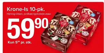 Spar Krone-Is 10-pk. tilbud