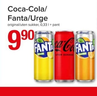 Spar Coca-Cola/ Fanta/Urge tilbud