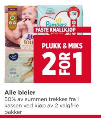 Meny Alle bleier tilbud