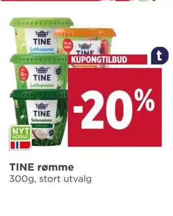 Meny TINE rømme 300g, stort utvalg tilbud