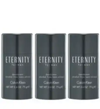 Coolshop Calvin klein - 3x eternity deodorant stick for men tilbud