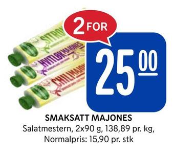 Rema 1000 Smaksatt majones tilbud