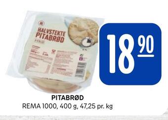 Rema 1000 Pitabrød tilbud