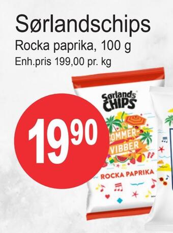 Joker Sørlandschips tilbud