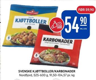 Rema 1000 Svenske kjøttboller/karbonader tilbud