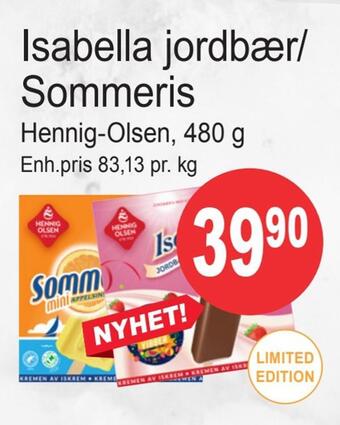 Joker Isabella jordbær/ sommeris tilbud