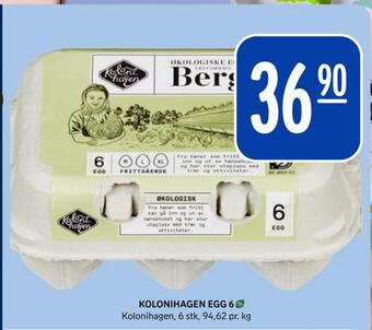 Rema 1000 Kolonihagen egg 6 tilbud