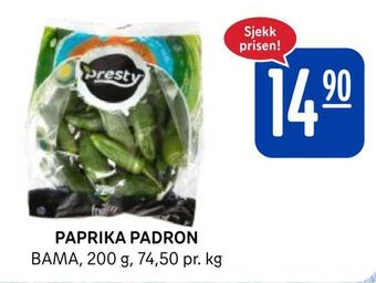 Rema 1000 Paprika padron tilbud
