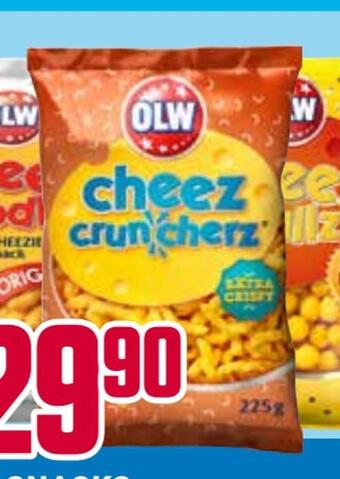 Europris Cheez snacks tilbud