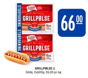 Rema 1000 Grillpølse tilbud