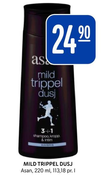 Rema 1000 Mild trippel dusj tilbud