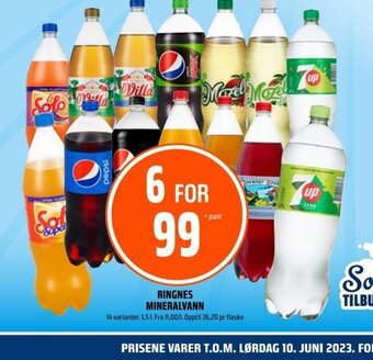 Coop Obs RINGNES MINERALVANN tilbud