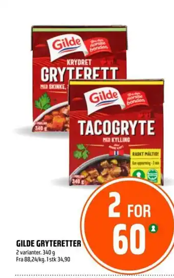 Coop Obs GILDE GRYTERETTER tilbud