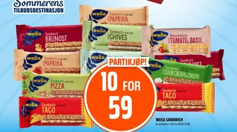 Coop Obs WASA SANDWICH tilbud