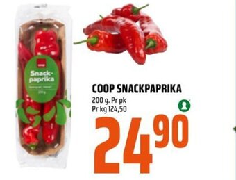 Coop Obs COOP SNACKPAPRIKA tilbud