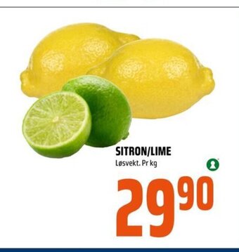 Coop Obs SITRON/LIME tilbud