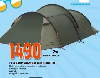 Coop Obs EASY CAMP MAGNETAR 400 TUNNELTELT tilbud