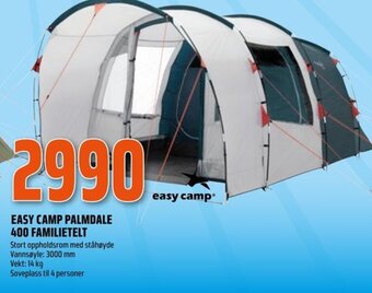 Coop Obs EASY CAMP PALMDALE 400 FAMILIETELT tilbud
