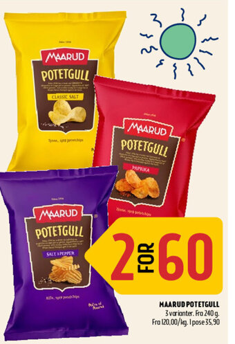 Coop Prix MAARUD POTETGULL tilbud