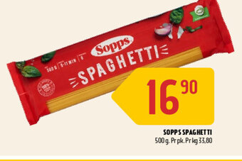 Coop Prix SOPPS SPAGHETTI tilbud