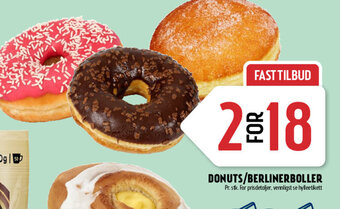 Coop Prix DONUTS/BERLINERBOLLER tilbud