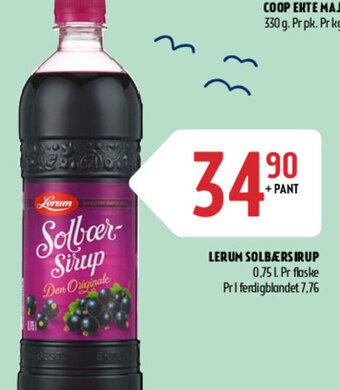 Coop Prix LERUM SOLBÆRSIRUP tilbud
