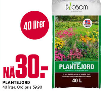 Europris PLANTEJORD tilbud