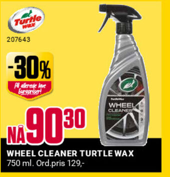 Europris WHEEL CLEANER TURTLE WAX tilbud
