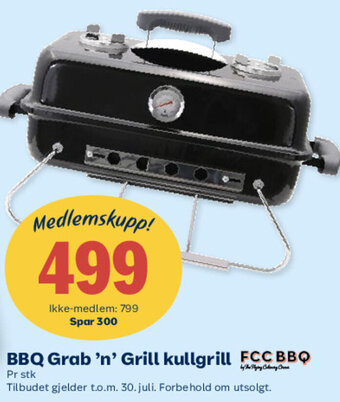 Matkroken BBQ Grab 'n' Grill kullgrill tilbud
