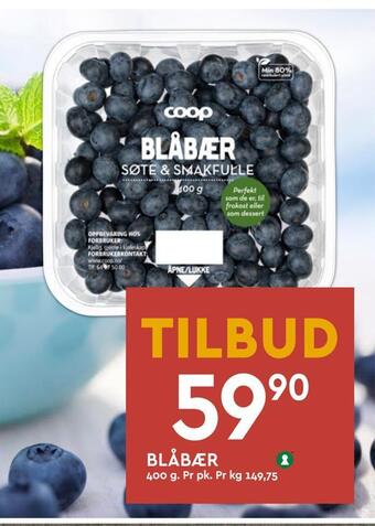 Coop Mega Blåbær tilbud