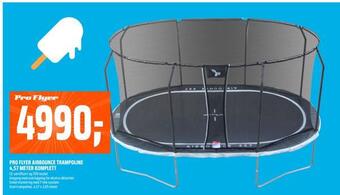 Coop Obs Pro flyer airbounce trampoline 4,57 meter komplett tilbud