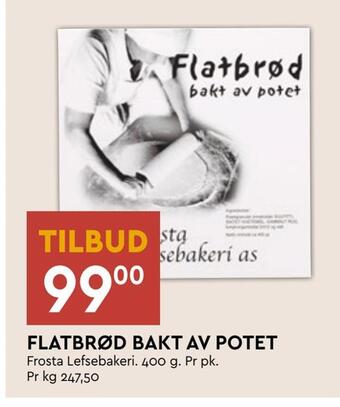 Coop Mega Flatbrød bakt av potet tilbud