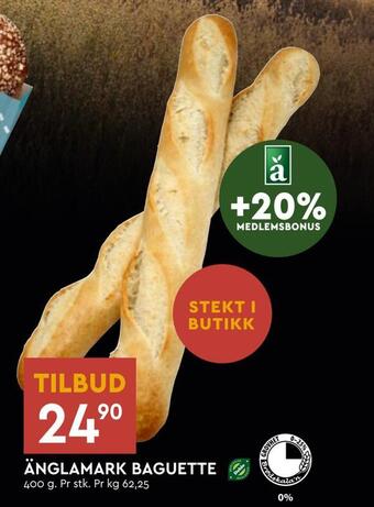 Coop Mega Änglamark baguette tilbud