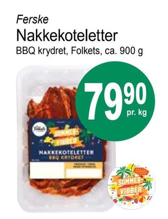 Joker Nakkekoteletter tilbud